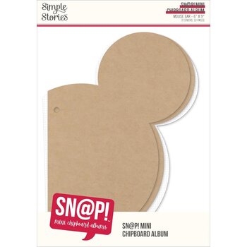 SIMPLE STORIES SIMPLE STORIES SN@P! MOUSE EAR MINI CHIPBOARD ALBUM