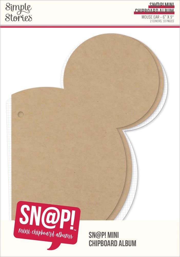 SIMPLE STORIES SIMPLE STORIES SN@P! MOUSE EAR MINI CHIPBOARD ALBUM