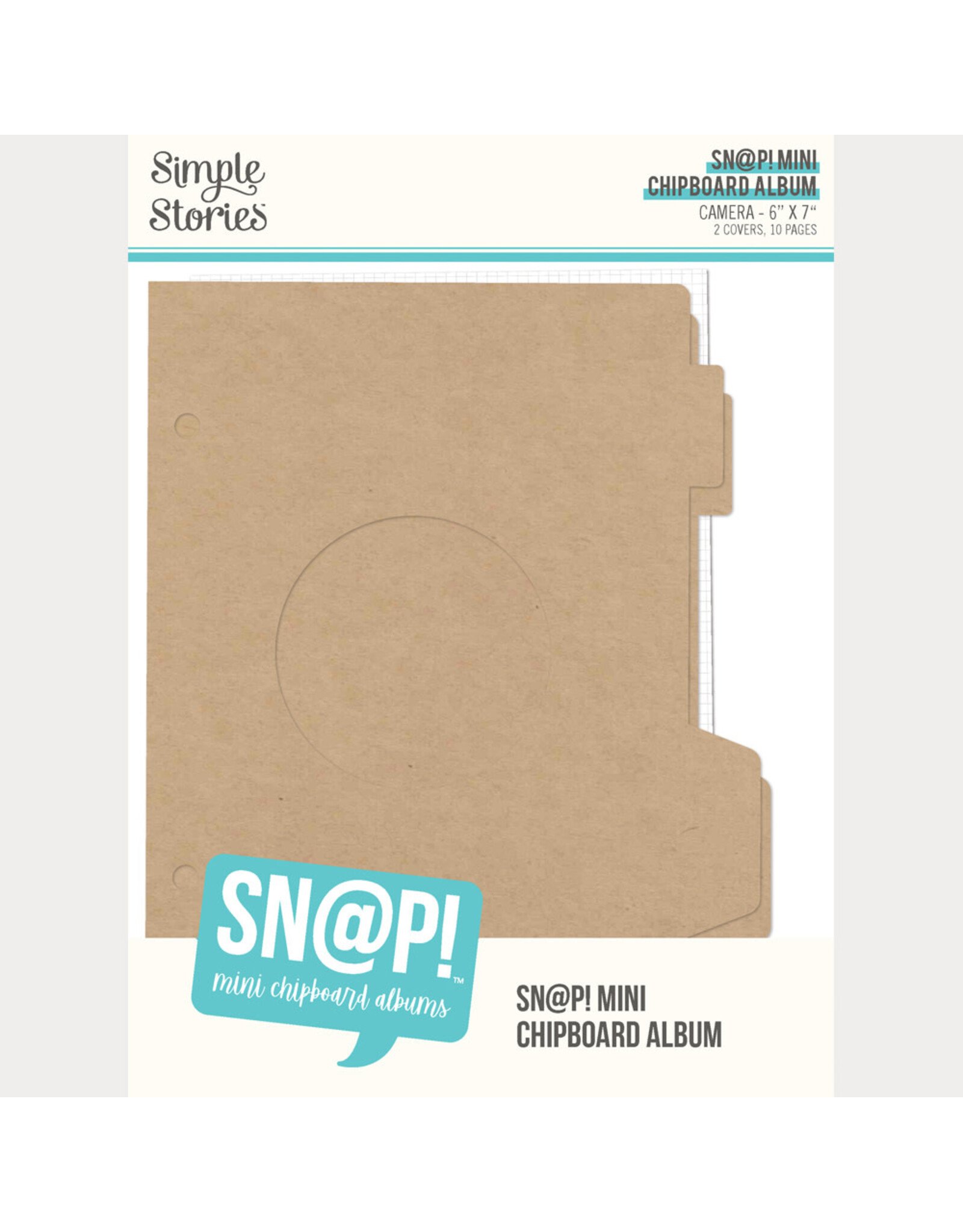 SIMPLE STORIES SIMPLE STORIES SN@P! CAMERA MINI CHIPBOARD ALBUM