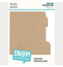 SIMPLE STORIES SIMPLE STORIES SN@P! CAMERA MINI CHIPBOARD ALBUM