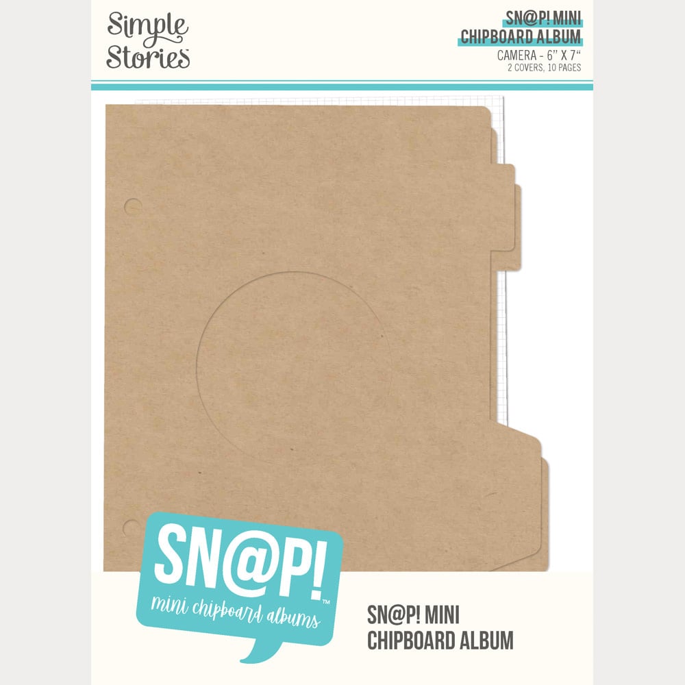 SIMPLE STORIES SIMPLE STORIES SN@P! CAMERA MINI CHIPBOARD ALBUM