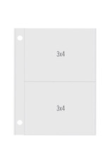 SIMPLE STORIES SIMPLE STORIES SN@P! VERTICAL POCKET PAGES 3x4/3x4 POCKETS 10PK