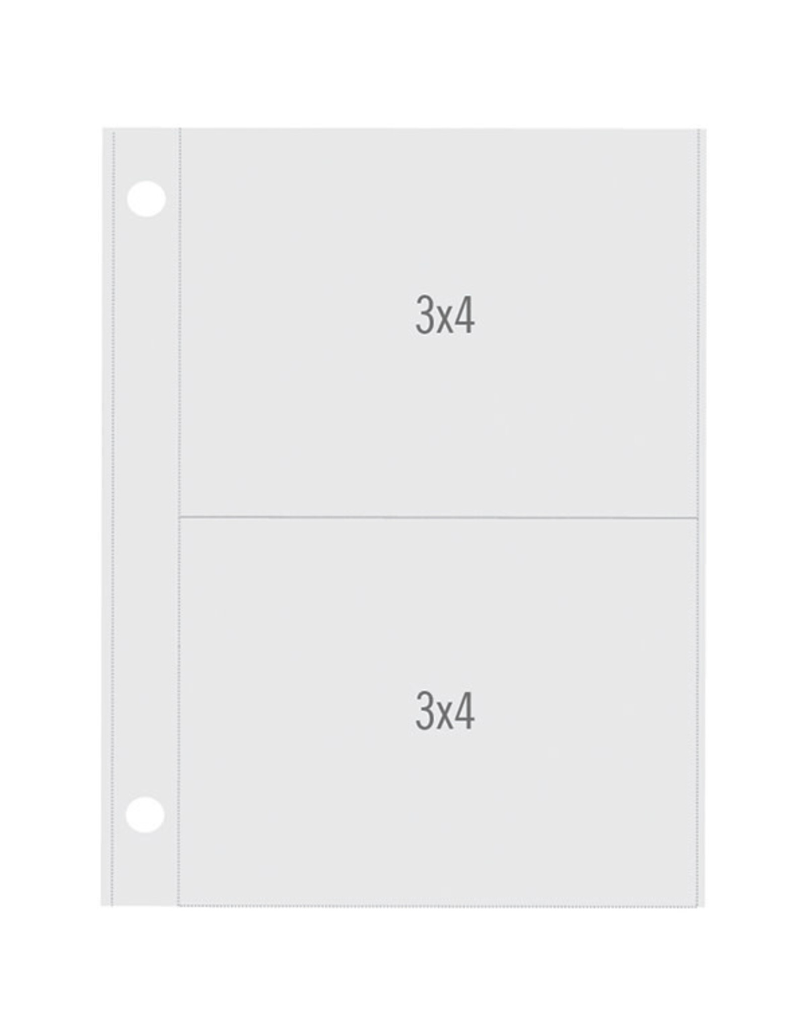 SIMPLE STORIES SIMPLE STORIES SN@P! VERTICAL POCKET PAGES 3x4/3x4 POCKETS 10PK
