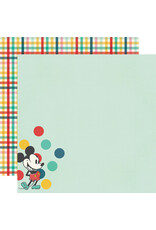 SIMPLE STORIES SIMPLE STORIES SAY CHEESE HAPPIEST PLACE MEETING THE MOUSE 12x12 CARDSTOCK