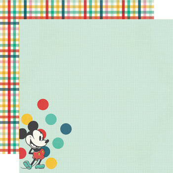 SIMPLE STORIES SIMPLE STORIES SAY CHEESE HAPPIEST PLACE MEETING THE MOUSE 12x12 CARDSTOCK