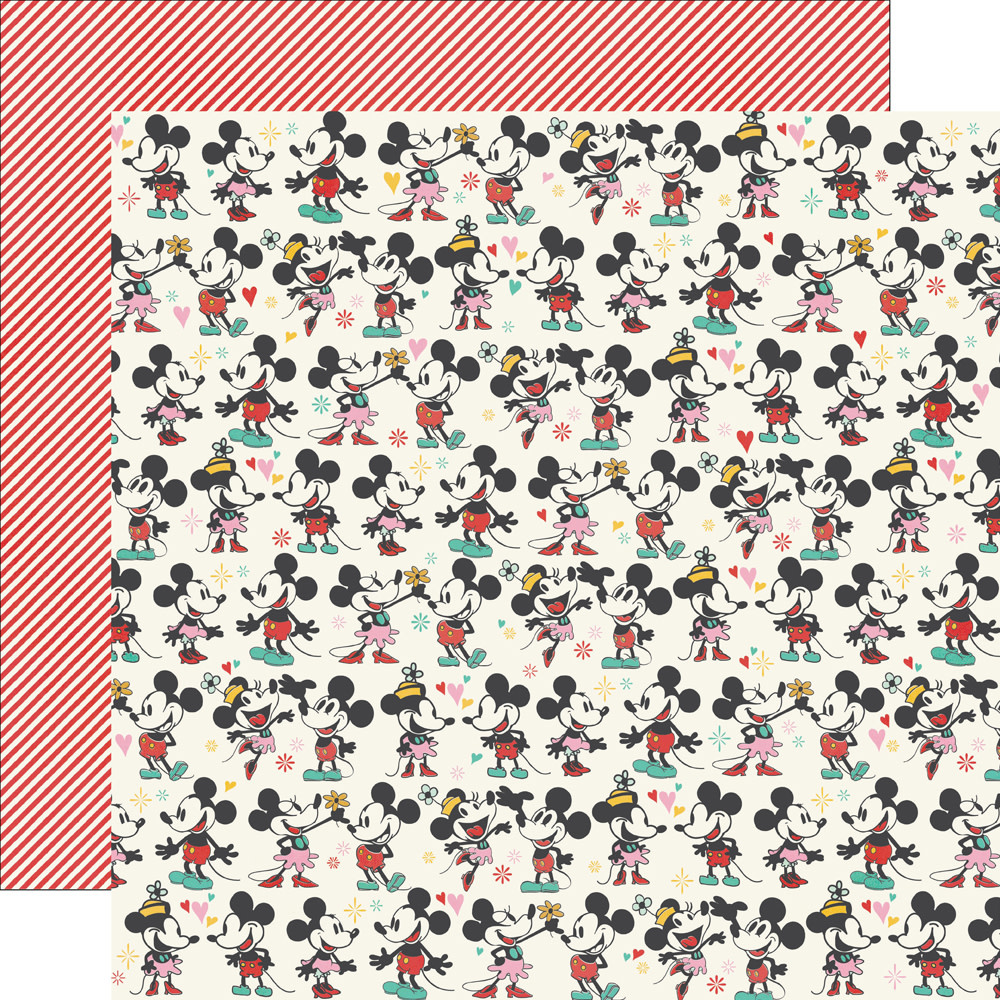 SIMPLE STORIES SIMPLE STORIES SAY CHEESE HAPPIEST PLACE FEEL THE MAGIC 12x12 CARDSTOCK