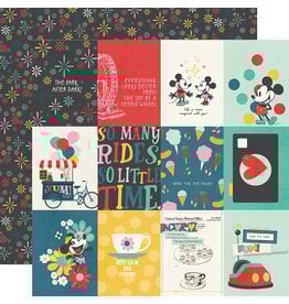 SIMPLE STORIES SIMPLE STORIES SAY CHEESE HAPPIEST PLACE 3x4 ELEMENTS 12x12 CARDSTOCK