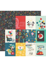 SIMPLE STORIES SIMPLE STORIES SAY CHEESE HAPPIEST PLACE 3x4 ELEMENTS 12x12 CARDSTOCK