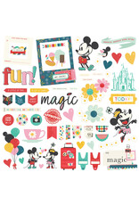 SIMPLE STORIES SIMPLE STORIES SAY CHEESE HAPPIEST PLACE CHIPBOARD PIECES 58/PK