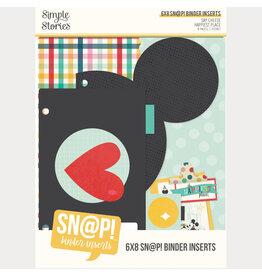 SIMPLE STORIES SIMPLE STORIES SAY CHEESE HAPPIEST PLACE 6x8 BINDER INSERTS