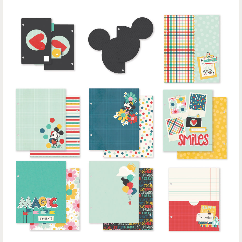 SIMPLE STORIES SIMPLE STORIES SAY CHEESE HAPPIEST PLACE 6x8 BINDER INSERTS