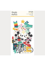 SIMPLE STORIES SIMPLE STORIES SIMPLE PAGES SAY CHEESE HAPPIEST PLACE PAGE PIECES 16/PK