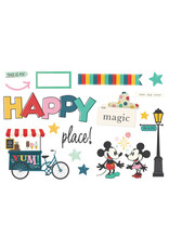 SIMPLE STORIES SIMPLE STORIES SIMPLE PAGES SAY CHEESE HAPPIEST PLACE PAGE PIECES 16/PK
