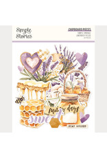 SIMPLE STORIES Copy of SIMPLE STORIES SAY CHEESE HAPPIEST PLACE CHIPBOARD PIECES 58/PK