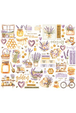 SIMPLE STORIES SIMPLE STORIES SIMPLE VINTAGE LAVENDER FIELDS BITS & PIECES 86/PK