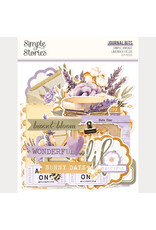 SIMPLE STORIES SIMPLE STORIES SIMPLE VINTAGE LAVENDER FIELDS JOURNAL BITS & PIECES 107/PK