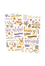 SIMPLE STORIES SIMPLE STORIES SIMPLE VINTAGE LAVENDER FIELDS FOAM STICKERS 66/PK