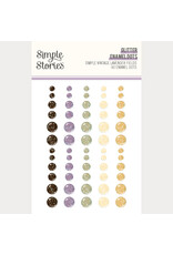 SIMPLE STORIES SIMPLE STORIES SIMPLE VINTAGE LAVENDER FIELDS GLITTER ENAMEL DOTS
