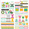 SIMPLE STORIES SIMPLE STORIES COLOR ME HAPPY 12x12 CARDSTOCK STICKERS BASICS