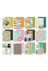 SIMPLE STORIES SIMPLE STORIES COLOR ME HAPPY 6x8 PAPER PAD 24 SHEETS