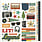 SIMPLE STORIES SIMPLE STORIES RUSTIC LEGEND 12x12 CARDSTOCK STICKERS ICONS