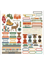 SIMPLE STORIES SIMPLE STORIES RUSTIC LEGEND 12x12 CARDSTOCK STICKERS BASICS