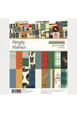 SIMPLE STORIES SIMPLE STORIES RUSTIC LEGEND 6x8 PAPER PAD 24 SHEETS