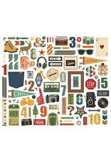 SIMPLE STORIES SIMPLE STORIES RUSTIC LEGEND BITS & PIECES 104/PK