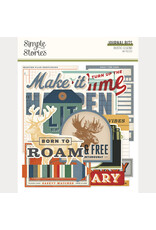 SIMPLE STORIES SIMPLE STORIES RUSTIC LEGEND JOURNAL BITS & PIECES 84/PK