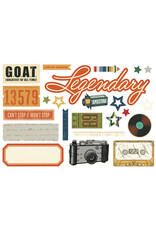 SIMPLE STORIES SIMPLE STORIES SIMPLE PAGES RUSTIC LEGEND PAGE PIECES 23/PK