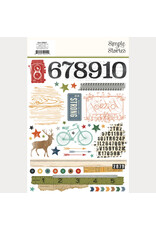 SIMPLE STORIES SIMPLE STORIES RUSTIC LEGEND 6x8 RUB-ONS 2/PK