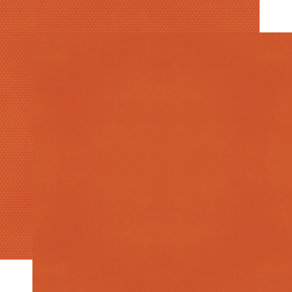SIMPLE STORIES SIMPLE STORIES COLOR VIBE PUMPKIN CARDSTOCK 12''X12''