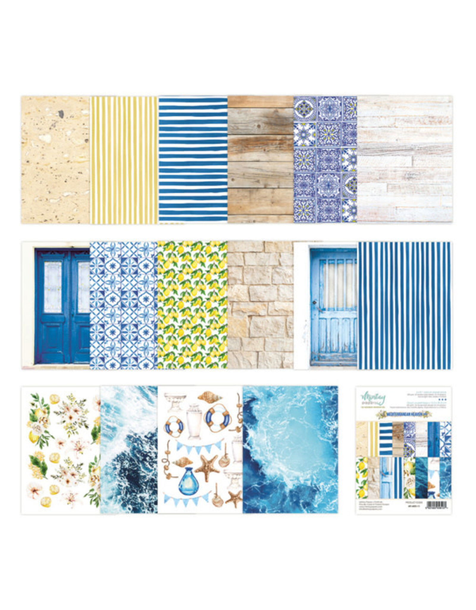 MINTAY MINTAY MEDITERRANEAN HEAVEN 6x8 ADD-ON PAPER PAD 24 SHEETS