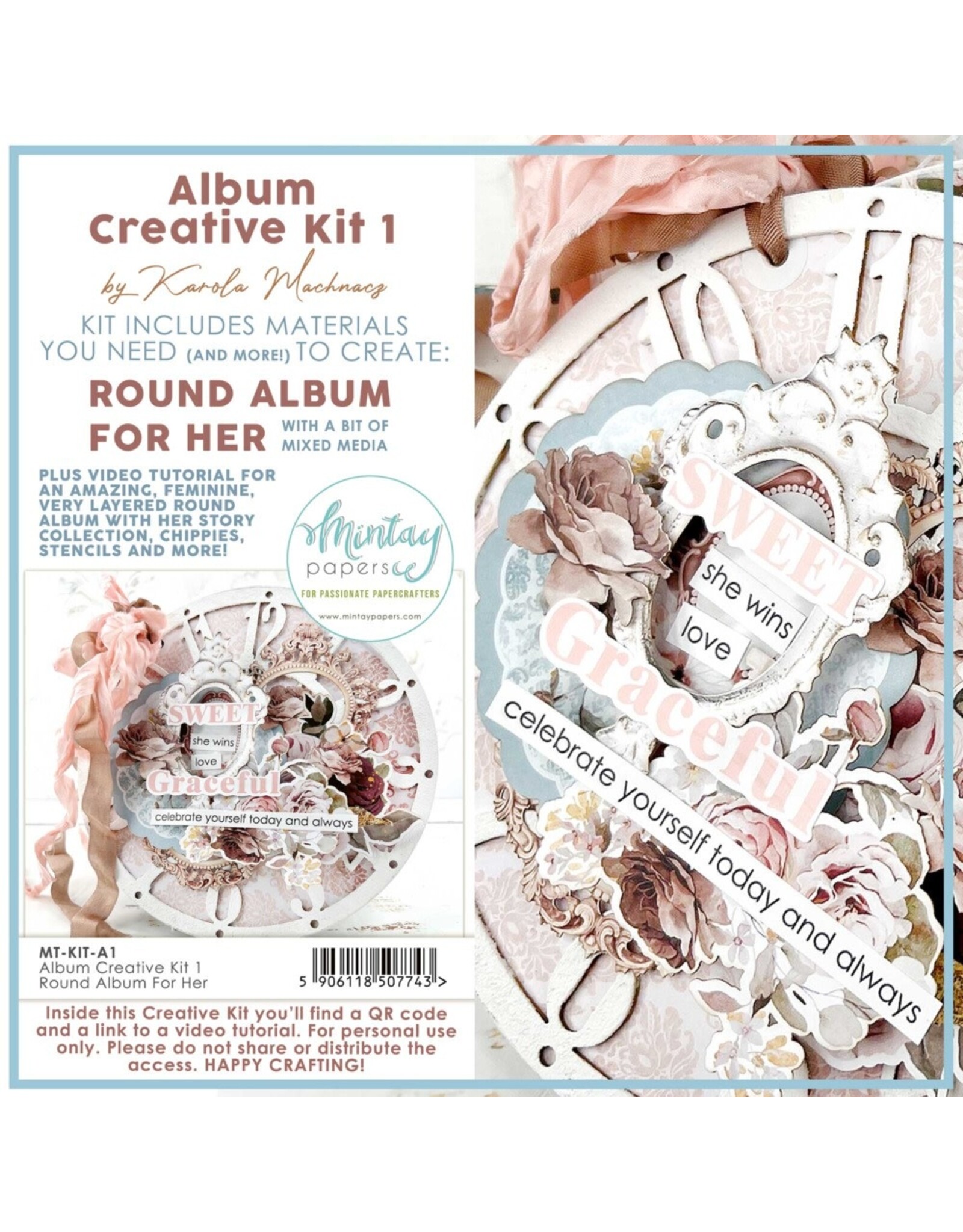 MINTAY MINTAY  ROUND ALBUM FOR HER ALBUM CREATIVE KIT