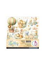 CIAO BELLA CIAO BELLA LUNIBLOOM 6x6 FUSSY CUT PAPER PAD 24 SHEETS