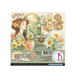 CIAO BELLA CIAO BELLA ARTEMIS 6x6 FUSSY CUT PAPER PAD 24 SHEETS