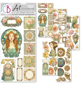 CIAO BELLA CIAO BELLA ARTEMIS TRANSPARENT ADHESIVE SHEETS 5/PK