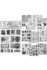 CIAO BELLA CIAO BELLA LITHOGRAPHS STICKER SET 10/PK