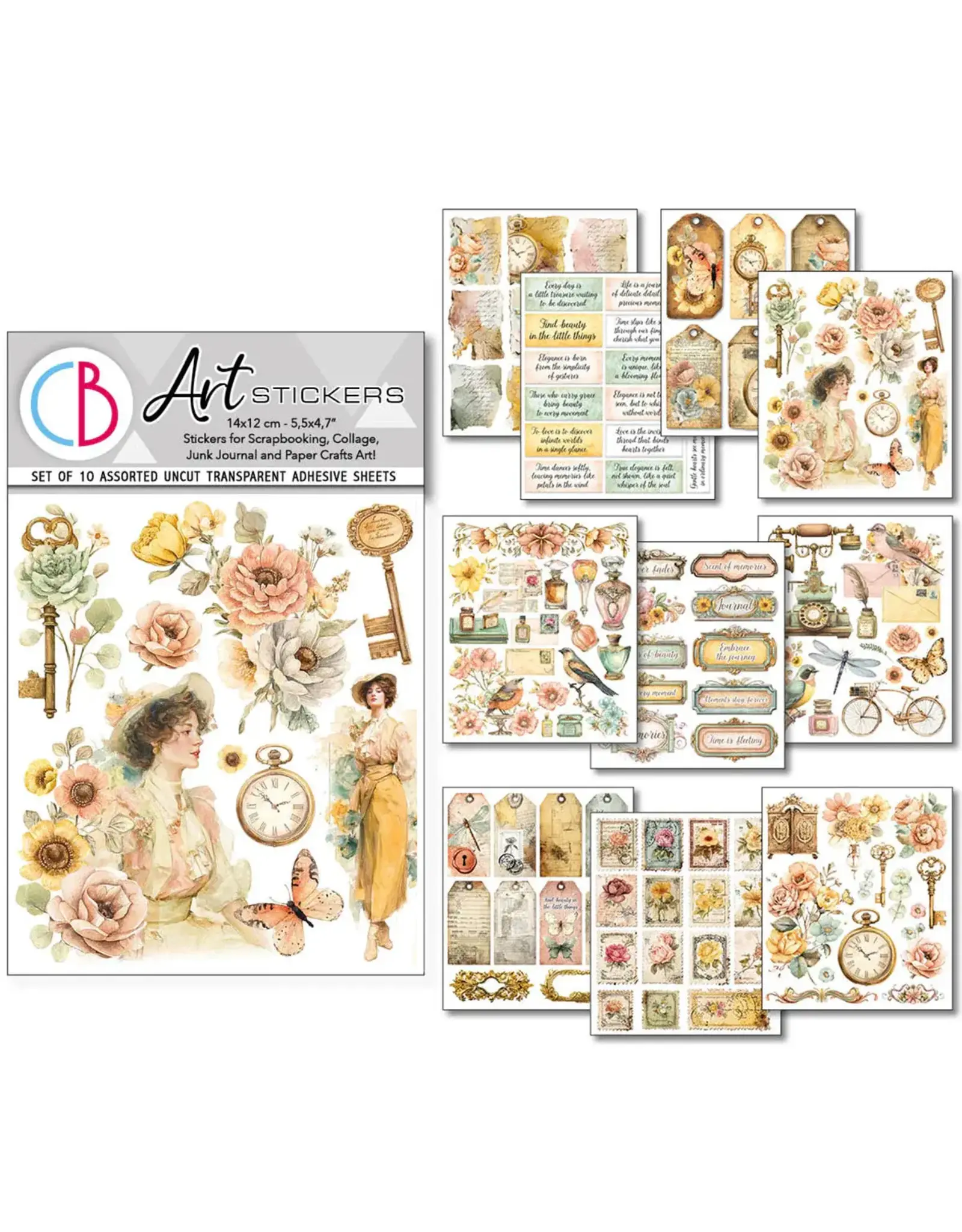 CIAO BELLA CIAO BELLA REMINDER STICKER SET 10/PK