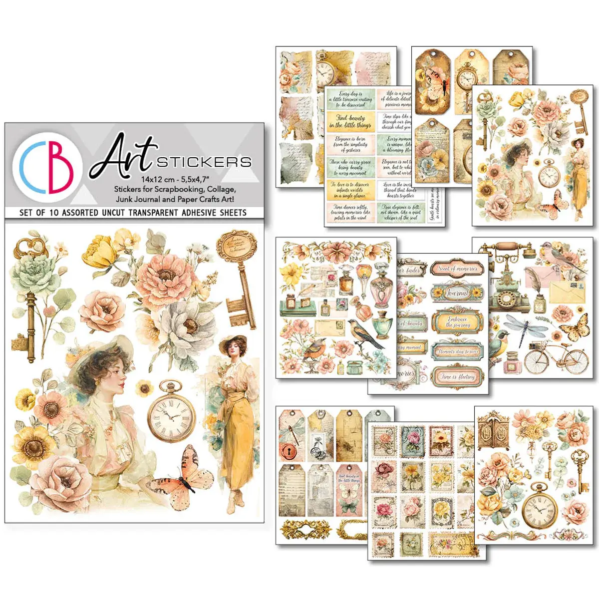 CIAO BELLA CIAO BELLA REMINDER STICKER SET 10/PK