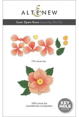 ALTENEW ALTENEW CUTE OPEN ROSE LAYERING DIE SET