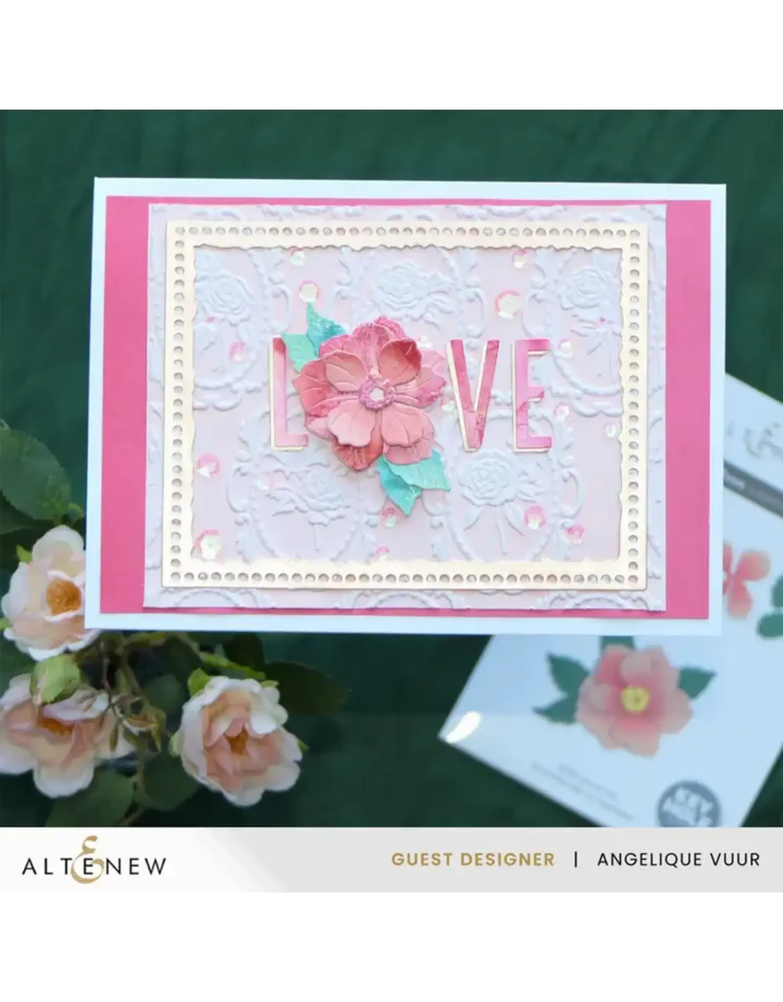 ALTENEW ALTENEW CUTE OPEN ROSE LAYERING DIE SET
