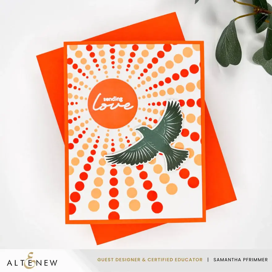 ALTENEW ALTENEW GEO PLAY WREATH BUILDER CLEAR STAMP & DIE SET