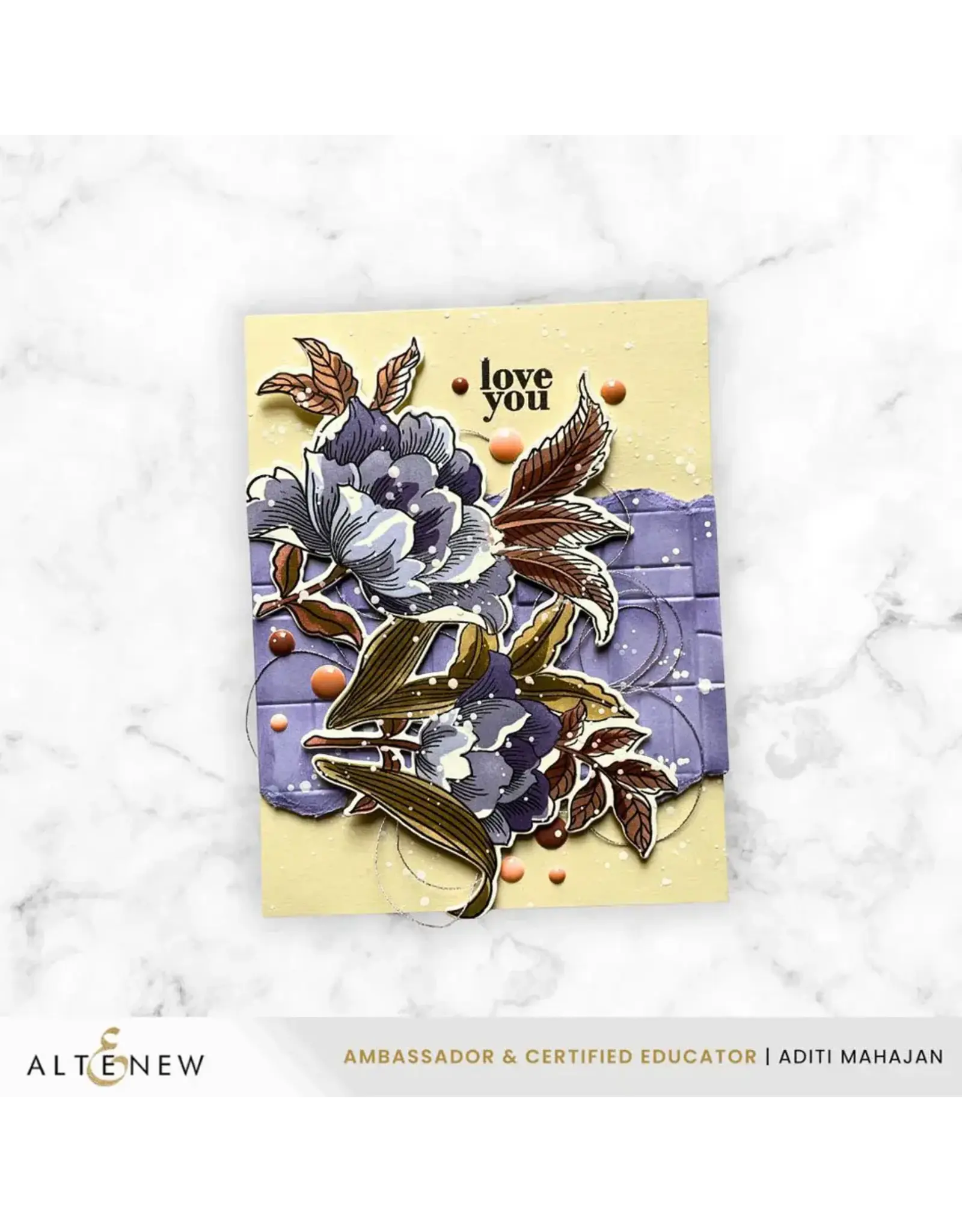 ALTENEW ALTENEW PAPER RHYTHM 3D EMBOSSING FOLDER