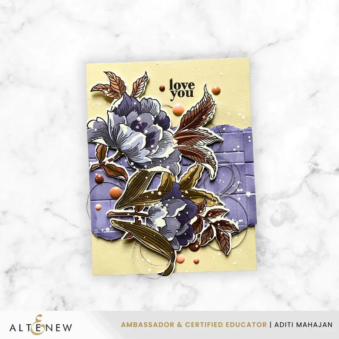 ALTENEW ALTENEW PAPER RHYTHM 3D EMBOSSING FOLDER