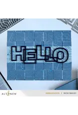 ALTENEW ALTENEW PAPER RHYTHM 3D EMBOSSING FOLDER