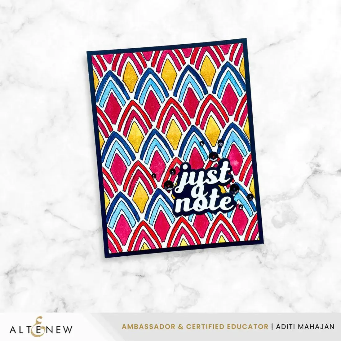 ALTENEW ALTENEW POINTWEAVE 6x6 BACKGROUND STENCIL