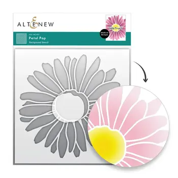 ALTENEW ALTENEW PETAL POP 6x6 BACKGROUND STENCIL