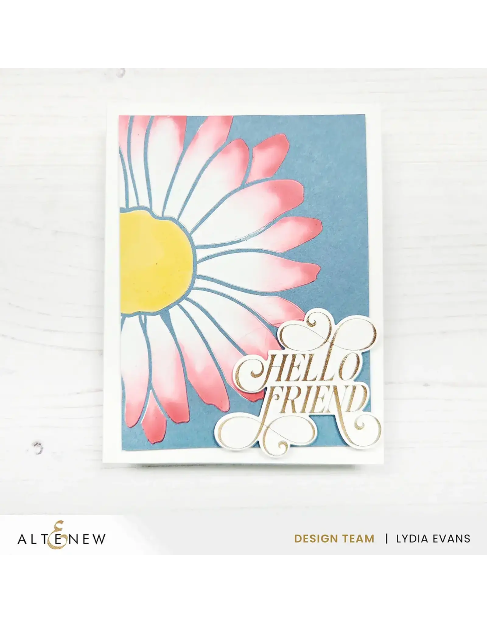 ALTENEW ALTENEW PETAL POP 6x6 BACKGROUND STENCIL