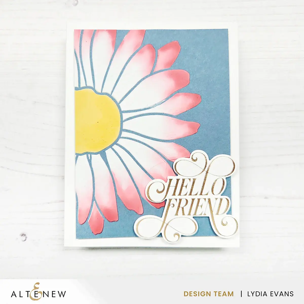 ALTENEW ALTENEW PETAL POP 6x6 BACKGROUND STENCIL